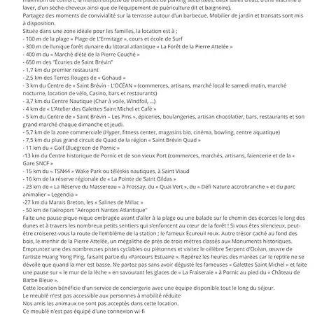 Brevinoise Pour 6 Personnes A 100m De La * Сен-Бревен-ле-Пен